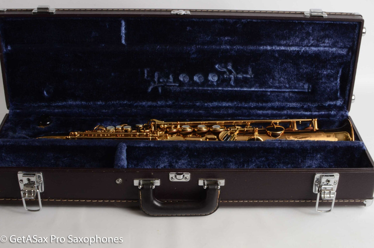 Yamaha YSS-62R Early Purple Logo One Piece Bent Neck Soprano Fresh Overhaul 0631