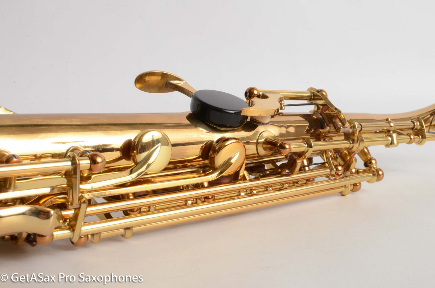 Yamaha YSS-62R Early Purple Logo One Piece Bent Neck Soprano Fresh Overhaul 0631