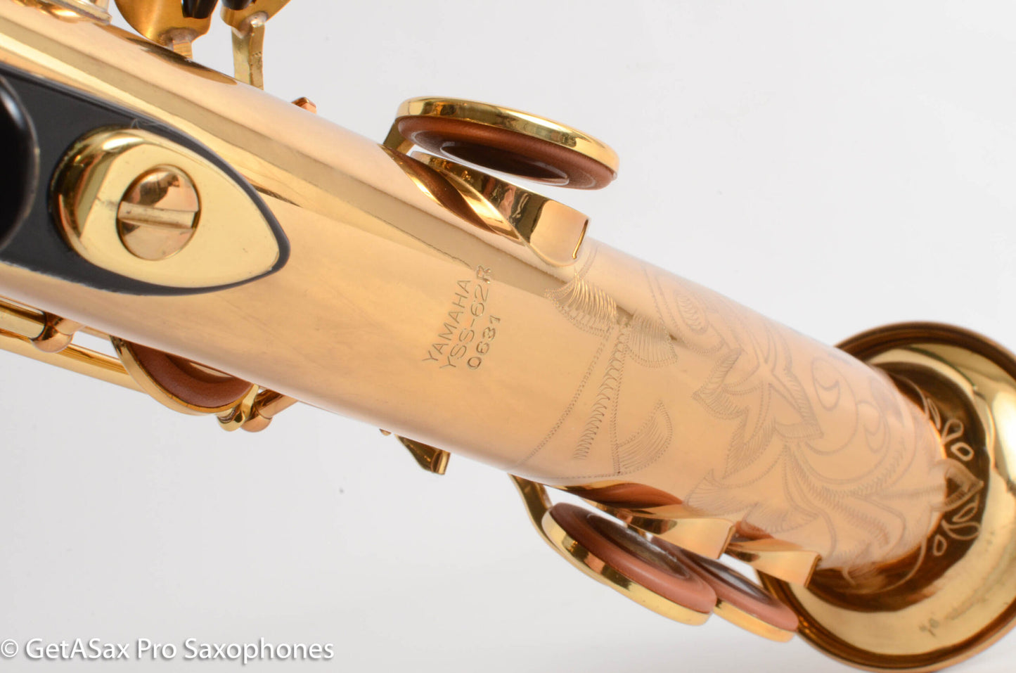 Yamaha YSS-62R Early Purple Logo One Piece Bent Neck Soprano Fresh Overhaul 0631