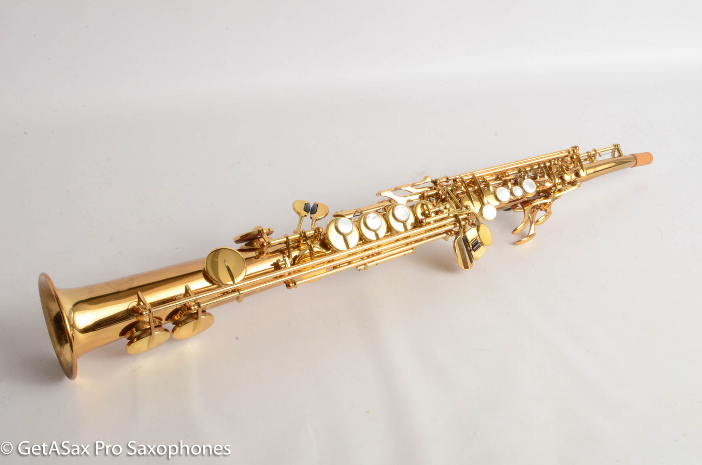 Yamaha YSS-62R Early Purple Logo One Piece Bent Neck Soprano Fresh Overhaul 0631