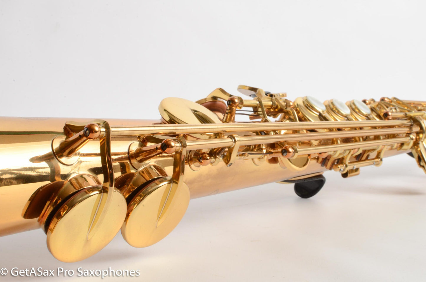 Yamaha YSS-62R Early Purple Logo One Piece Bent Neck Soprano Fresh Overhaul 0631