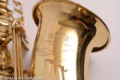 Yamaha YAS-52 Intermediate Alto Saxophone Good Condition – Mix of Pads