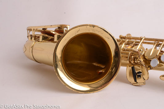 Yamaha YAS-52 Intermediate Alto Saxophone Good Condition – Mix of Pads