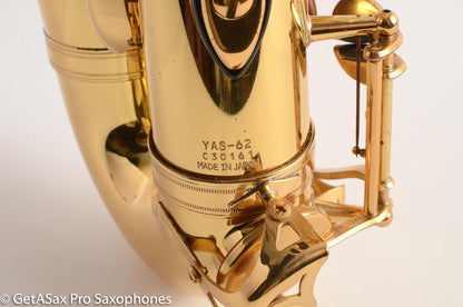 Yamaha YAS-62 II Alto Saxophone Excellent Condition Professional Great Deal!