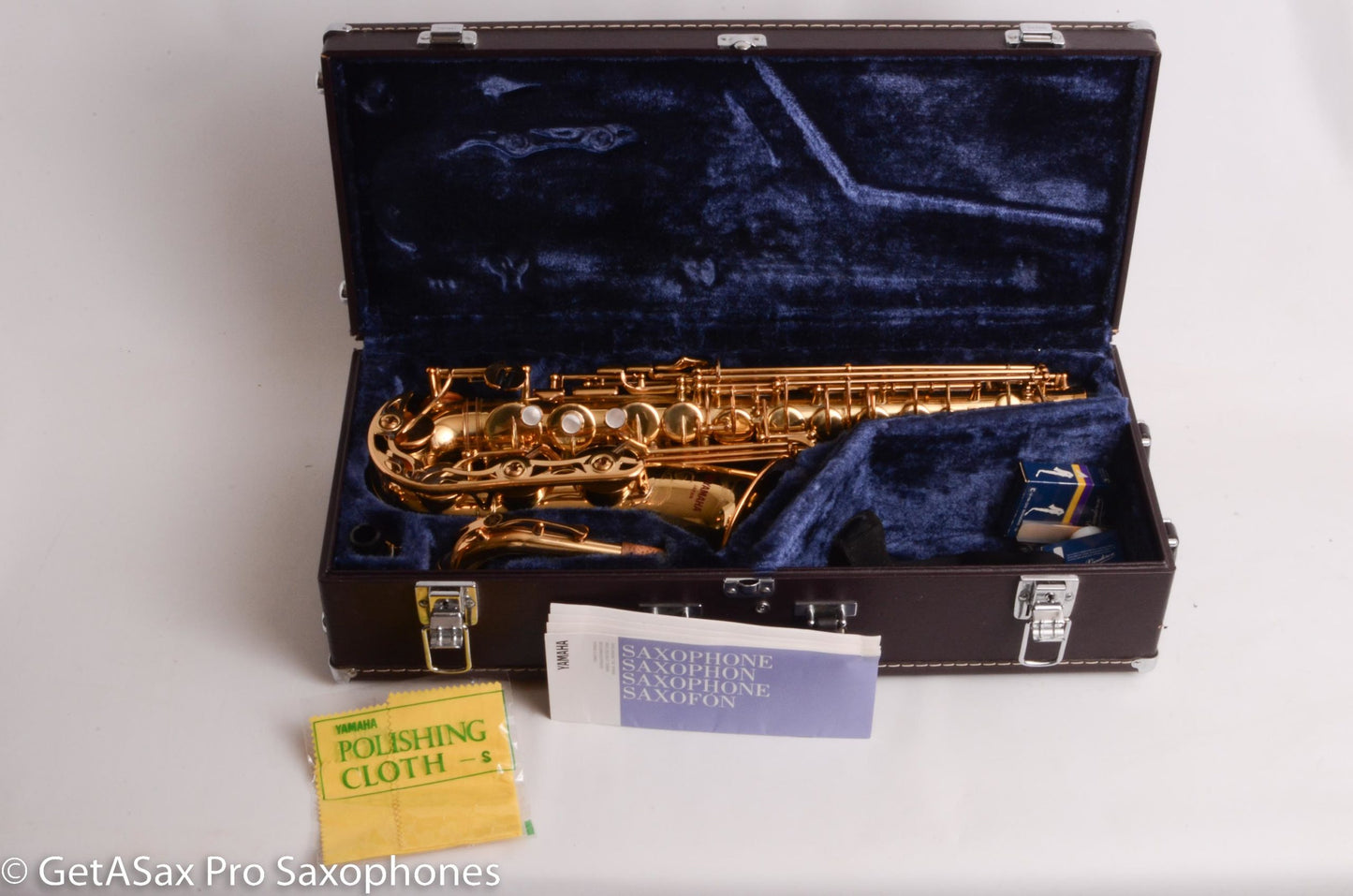 Yamaha YAS-62 Purple Logo Alto Near Mint + Fresh Overhaul 32248