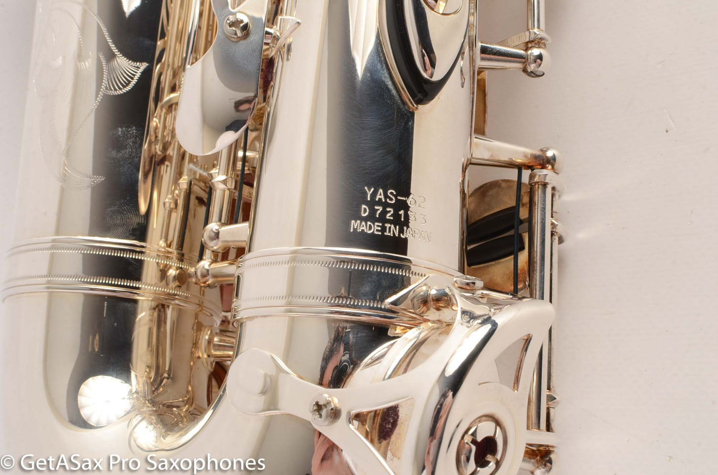 Yamaha YAS-62III Rare Original Silver Plate Near Mint