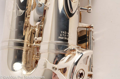 Yamaha YAS-62III Rare Original Silver Plate Near Mint