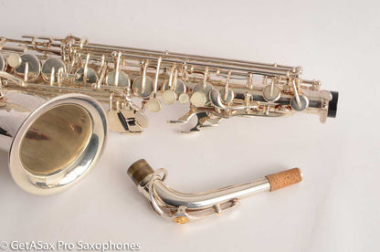 Yamaha YAS-62S-1 Alto Saxophone Silver Plate Excellent Condition 180467