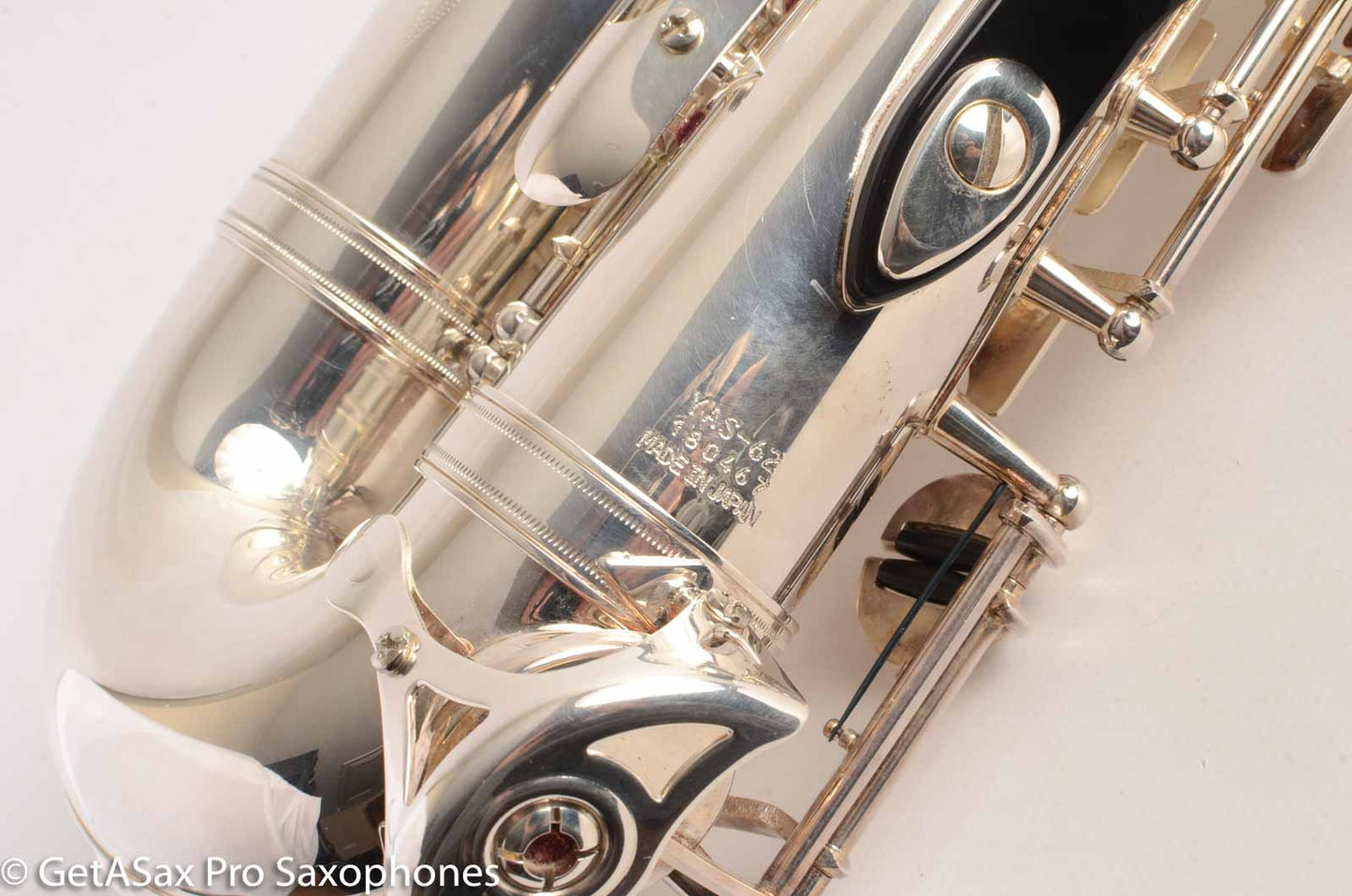 Yamaha YAS-62S-1 Alto Saxophone Silver Plate Excellent Condition 180467