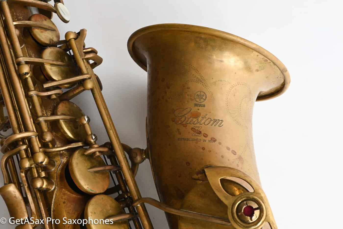 Yamaha YAS-82Z Custom Professional Alto Saxophone Unlacquered with