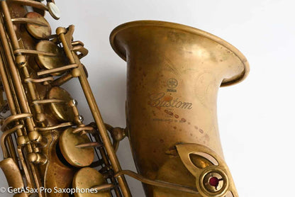 Yamaha YAS-82Z Custom Professional Alto Saxophone Unlacquered with V1 and G1 Necks C13355