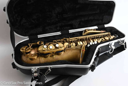 Yamaha YAS-82Z Custom Professional Alto Saxophone Unlacquered with V1 and G1 Necks C13355