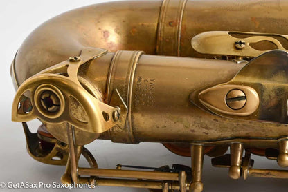 Yamaha YAS-82Z Custom Professional Alto Saxophone Unlacquered with V1 and G1 Necks C13355