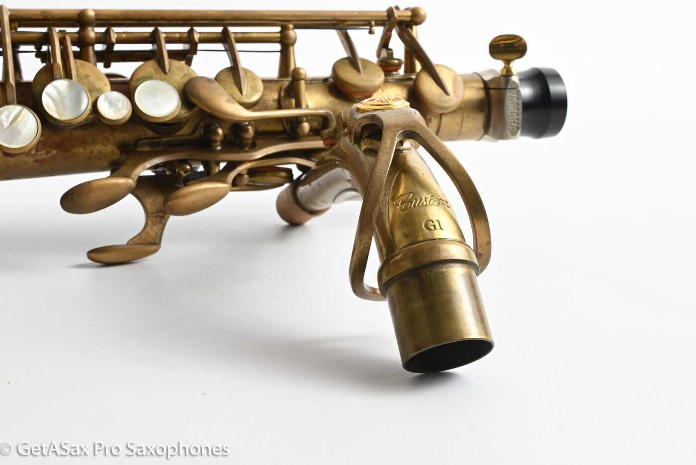 Yamaha YAS-82Z Custom Professional Alto Saxophone Unlacquered with V1 and G1 Necks C13355