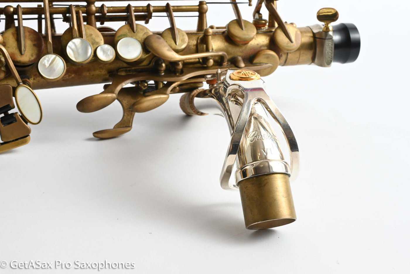 Yamaha YAS-82Z Custom Professional Alto Saxophone Unlacquered with V1 and G1 Necks C13355