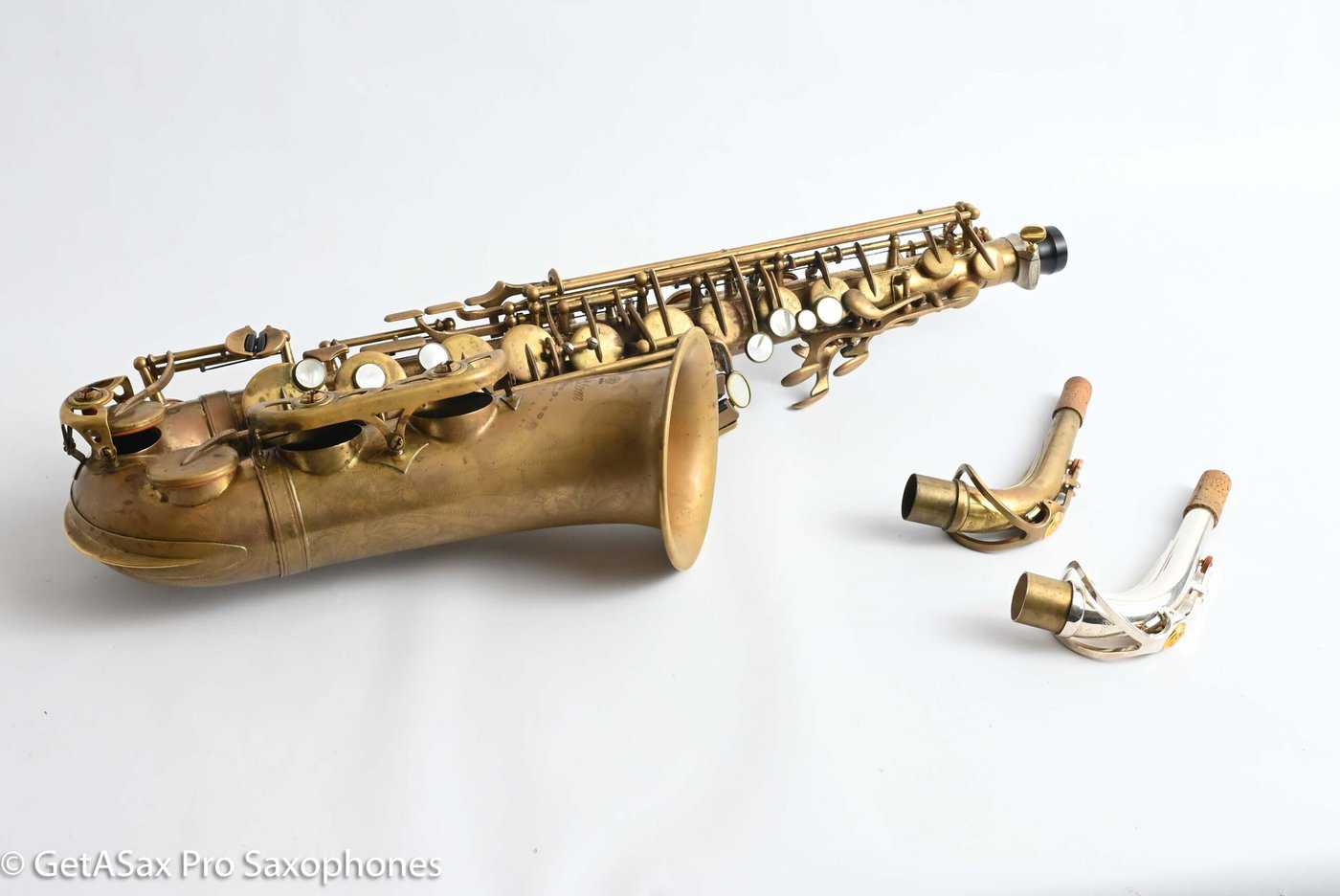 Yamaha YAS-82Z Custom Professional Alto Saxophone Unlacquered with V1 and G1 Necks C13355