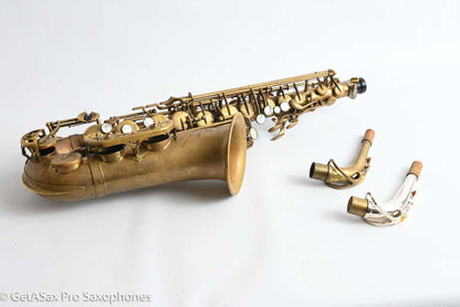 Yamaha YAS-82Z Custom Professional Alto Saxophone Unlacquered with V1 and G1 Necks C13355