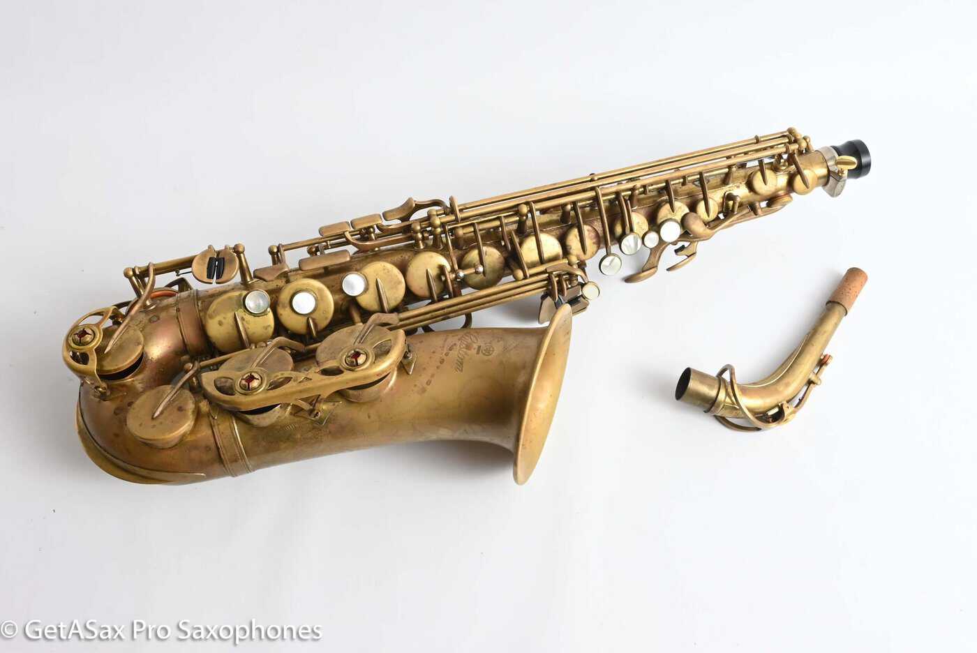Yamaha YAS-82Z Custom Professional Alto Saxophone Unlacquered with V1 and G1 Necks C13355
