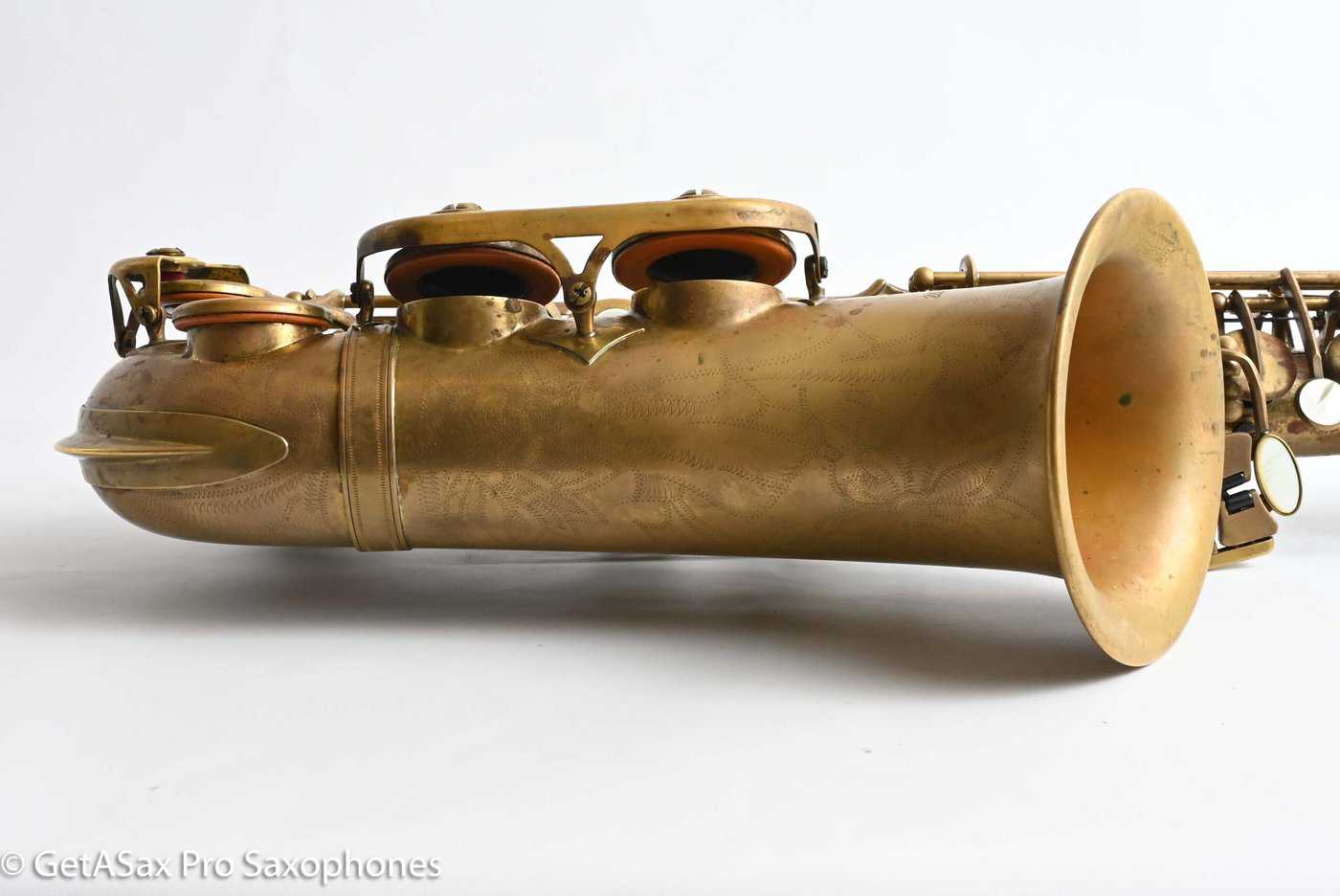 Yamaha YAS-82Z Custom Professional Alto Saxophone Unlacquered with V1 and G1 Necks C13355