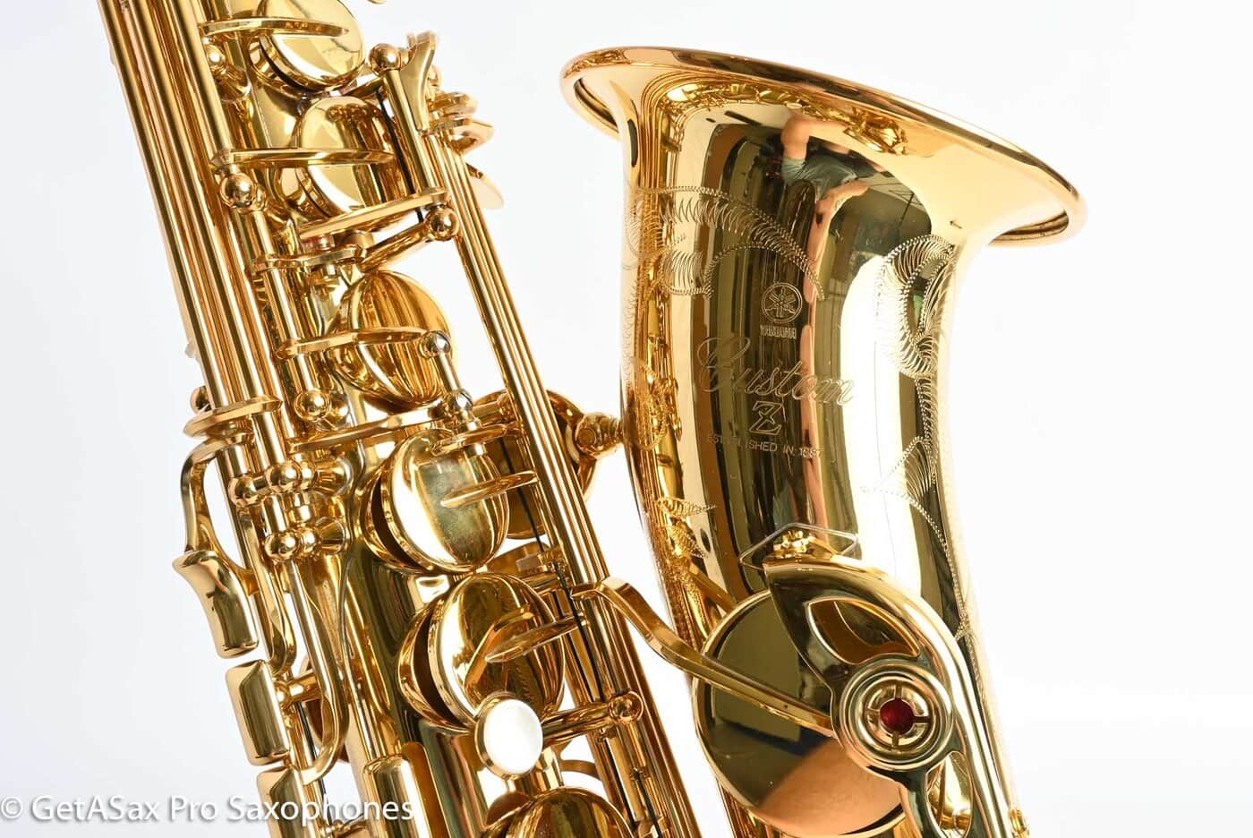 Yamaha YAS-82z Custom Professional Alto Near Mint D57029 V1 Neck