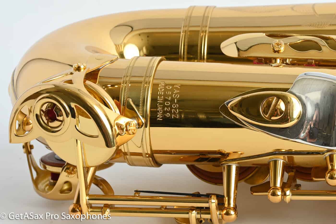 Yamaha YAS-82z Custom Professional Alto Near Mint D57029 V1 Neck