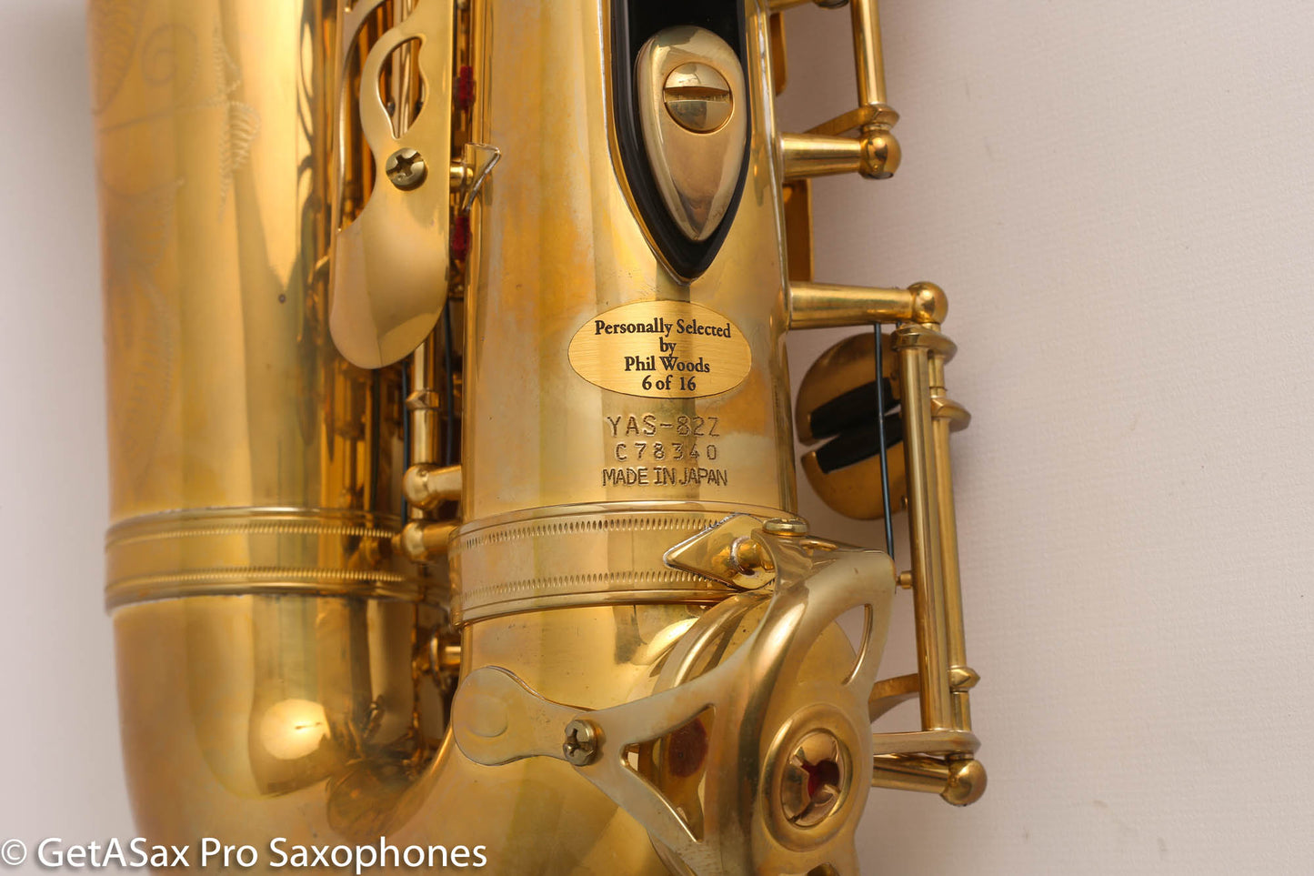 Yamaha YAS-82ZULPW Rare Unlacquered “Hand Selected by Phil Woods” with Signed Paperwork