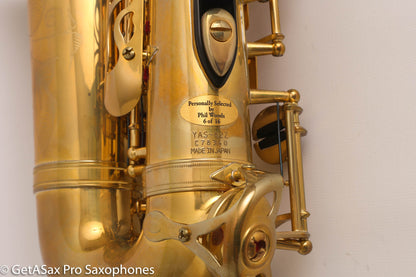 Yamaha YAS-82ZULPW Rare Unlacquered “Hand Selected by Phil Woods” with Signed Paperwork