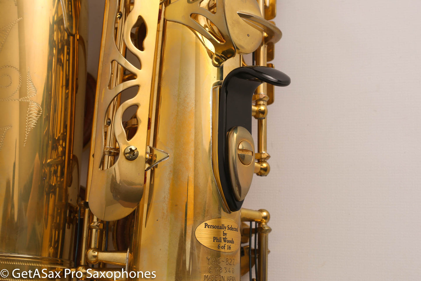 Yamaha YAS-82ZULPW Rare Unlacquered “Hand Selected by Phil Woods” with Signed Paperwork
