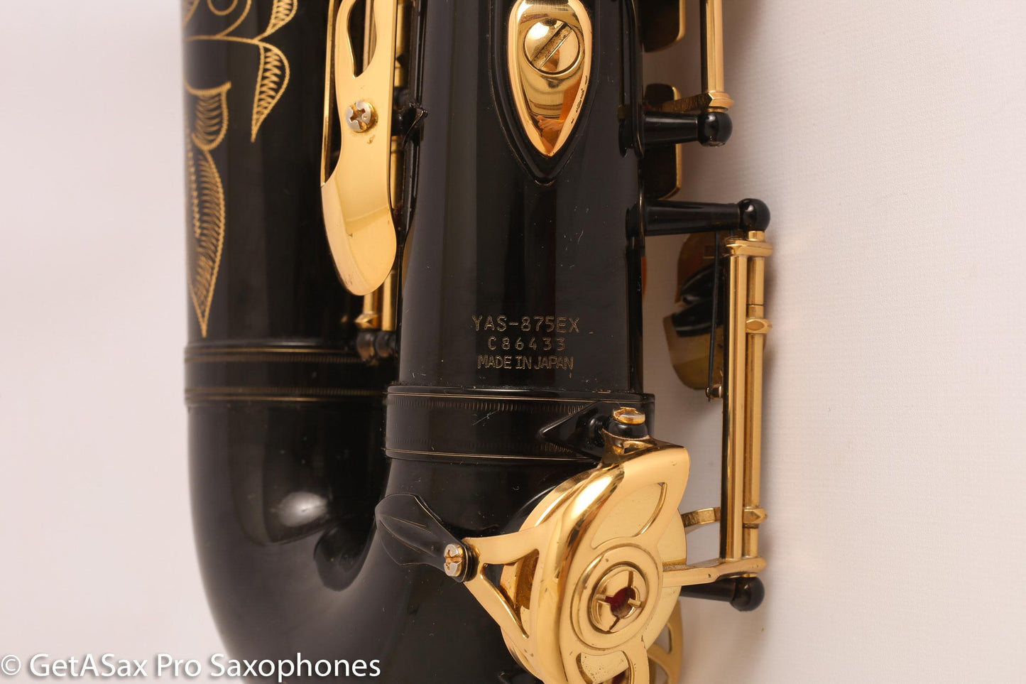 Yamaha YAS-875EXB Alto Saxophone Black Lacquer Plays Great! C86433