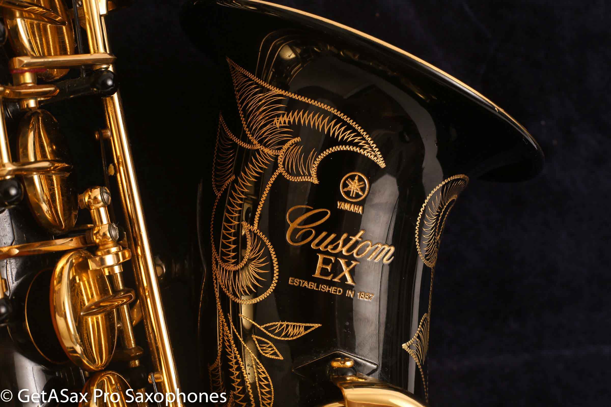 Yamaha YAS-875EXB Alto Saxophone Black Lacquer Plays Great! C86433