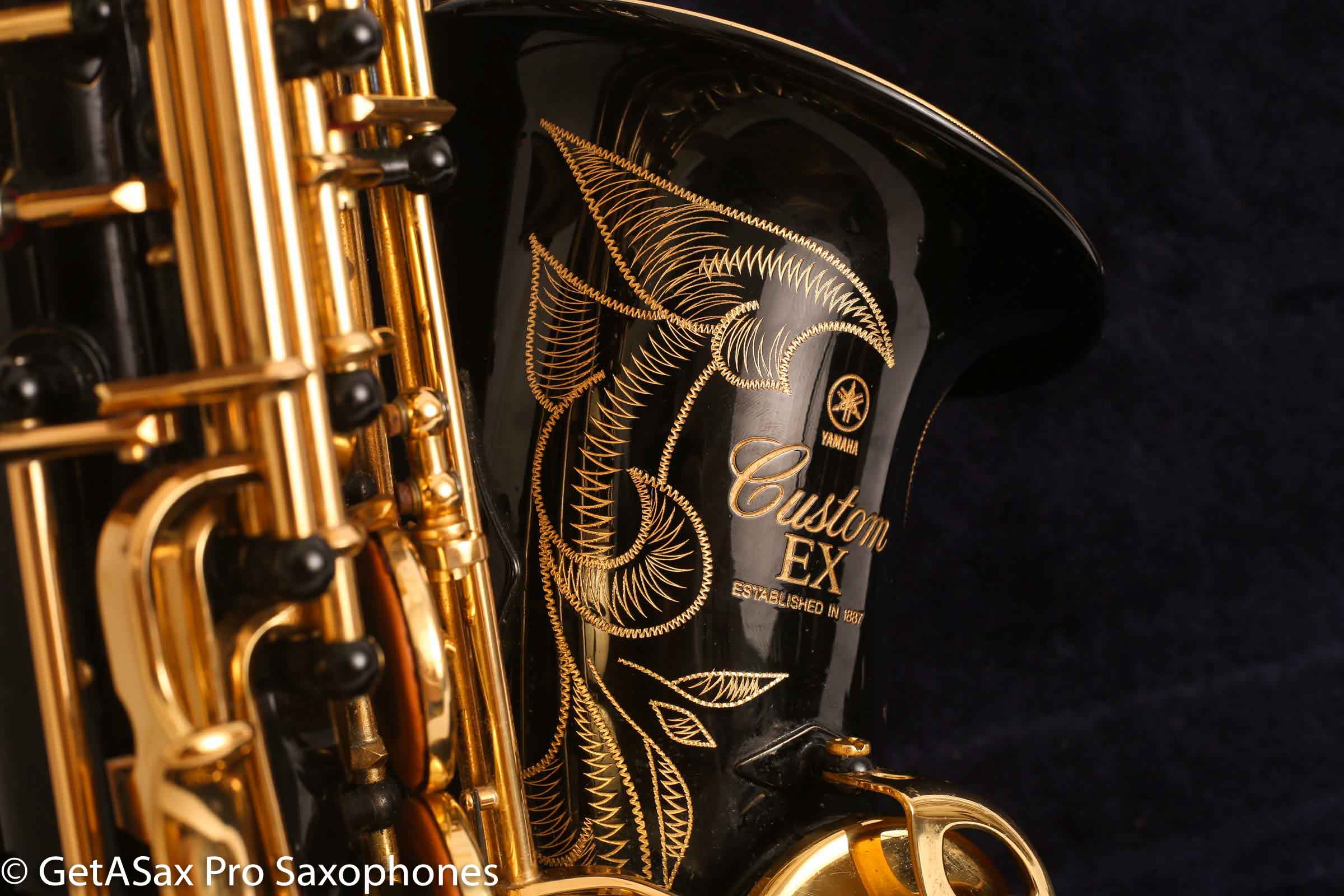 Yamaha YAS-875EXB Alto Saxophone Black Lacquer Plays Great! C86433