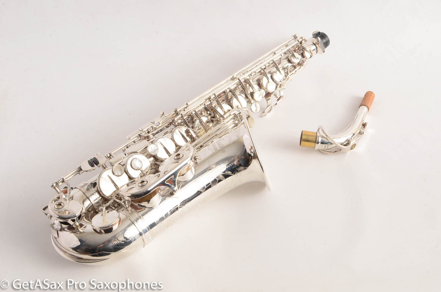 Yamaha YAS-875S Alto Saxophone Original Silver Plate M1 + G1 Necks Overhauled! Excellent