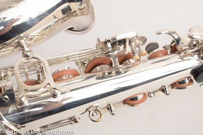 Yamaha YAS-875S Alto Saxophone Original Silver Plate M1 + G1 Necks Overhauled! Excellent