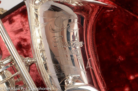 Yamaha YAS-875S Alto Saxophone Original Silver Plate M1 + G1 Necks Overhauled! Excellent