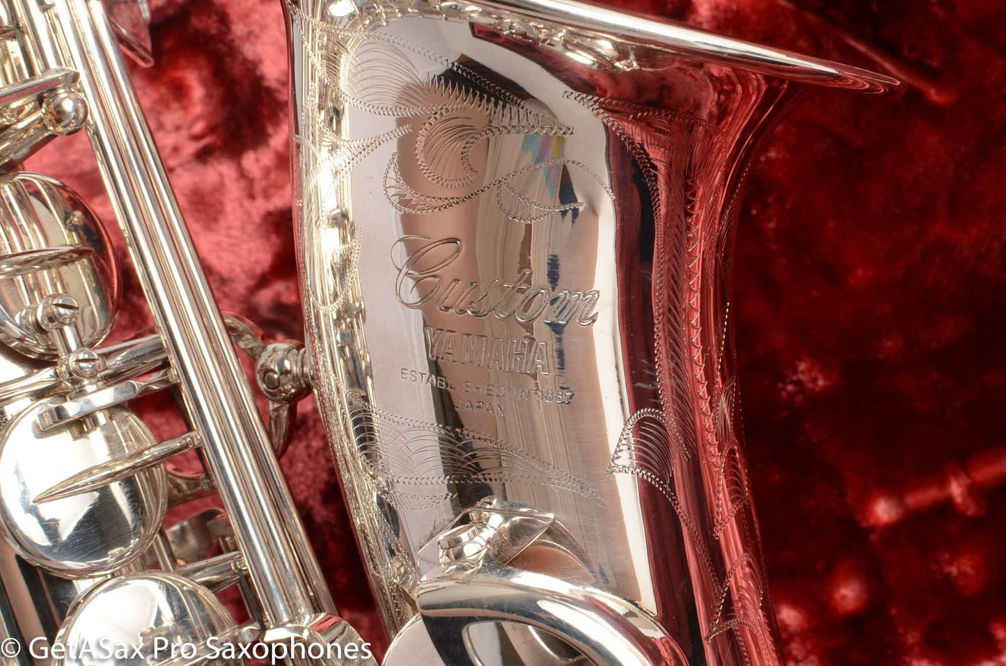Yamaha YAS-875S Alto Saxophone Original Silver Plate M1 + G1 Necks Overhauled! Excellent