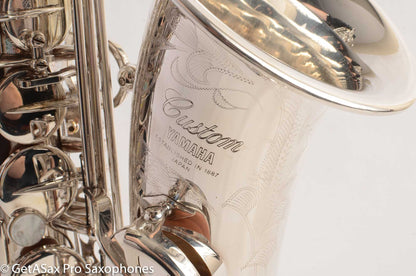 Yamaha YAS-875S Alto Saxophone Original Silver Plate M1 + G1 Necks Overhauled! Excellent