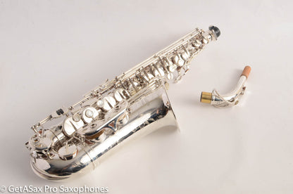 Yamaha YAS-875S Alto Saxophone Original Silver Plate M1 + G1 Necks Overhauled! Excellent
