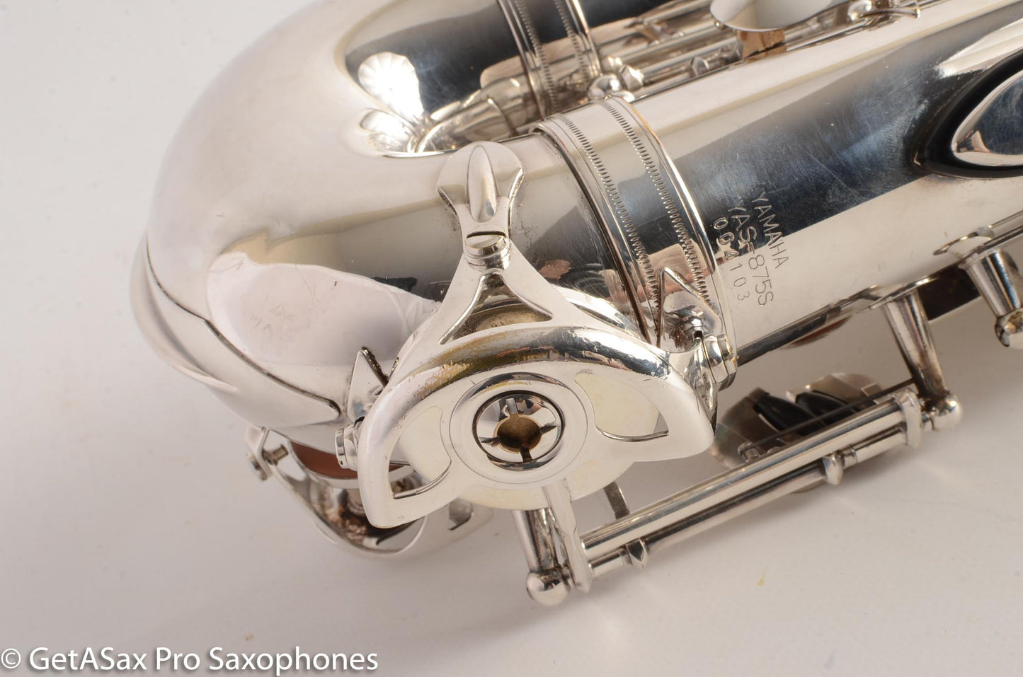 Yamaha YAS-875S Alto Saxophone Original Silver Plate M1 + G1 Necks Overhauled! Excellent