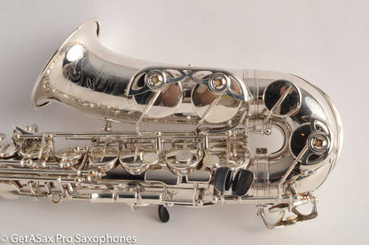 Yamaha YAS-875S Alto Saxophone Original Silver Plate M1 + G1 Necks Overhauled! Excellent