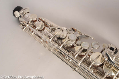 Yamaha YAS-875S Alto Saxophone Original Silver Plate M1 + G1 Necks Overhauled! Excellent