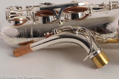 Yamaha YAS-875S Alto Saxophone Original Silver Plate M1 + G1 Necks Overhauled! Excellent