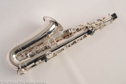 Yamaha YAS-875S Alto Saxophone Original Silver Plate M1 + G1 Necks Overhauled! Excellent