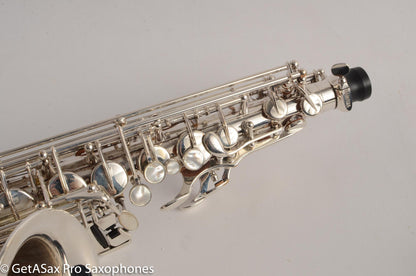 Yamaha YAS-875S Alto Saxophone Original Silver Plate M1 + G1 Necks Overhauled! Excellent