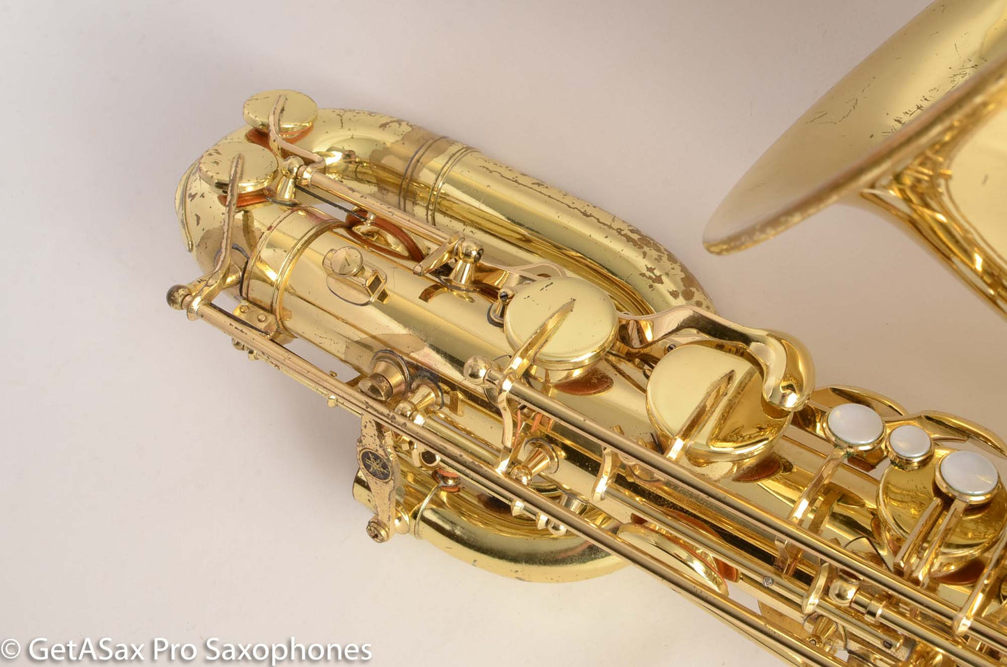 Yamaha YBS-52 Baritone Saxophone Well Used but Good Condition, Worn Lacquer Low A