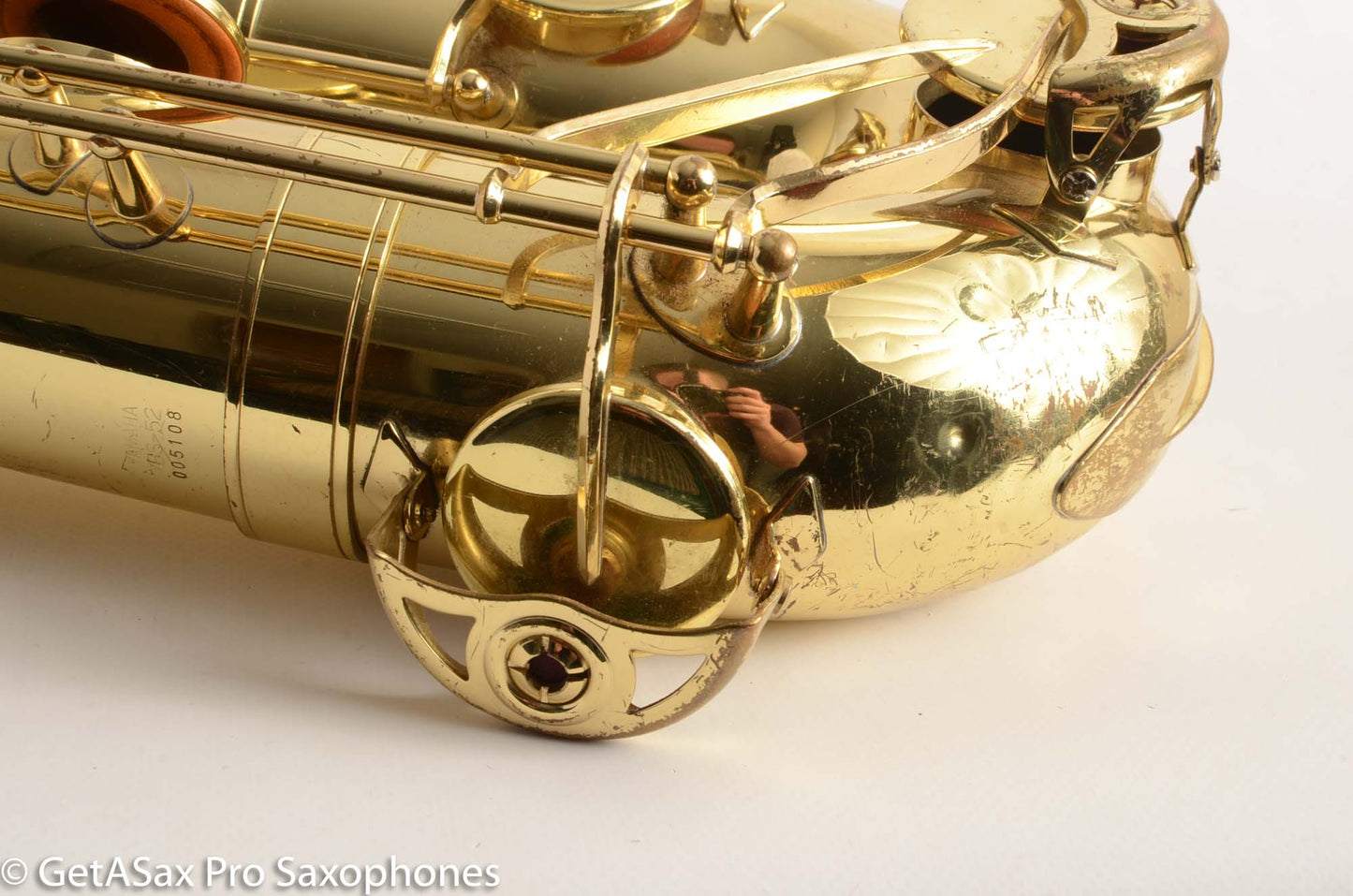 Yamaha YBS-52 Baritone Saxophone Well Used but Good Condition, Worn Lacquer Low A