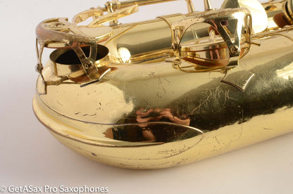 Yamaha YBS-52 Baritone Saxophone Well Used but Good Condition, Worn Lacquer Low A