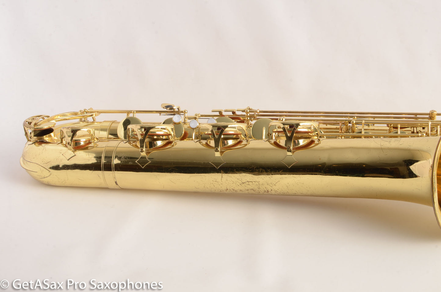 Yamaha YBS-52 Baritone Saxophone Well Used but Good Condition, Worn Lacquer Low A