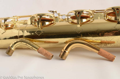 Yamaha YBS-52 Baritone Saxophone Well Used but Good Condition, Worn Lacquer Low A