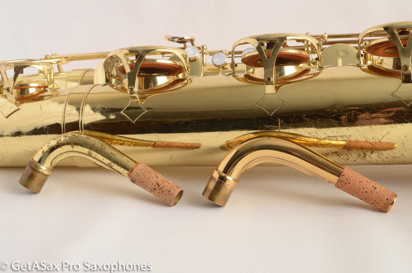 Yamaha YBS-52 Baritone Saxophone Well Used but Good Condition, Worn Lacquer Low A