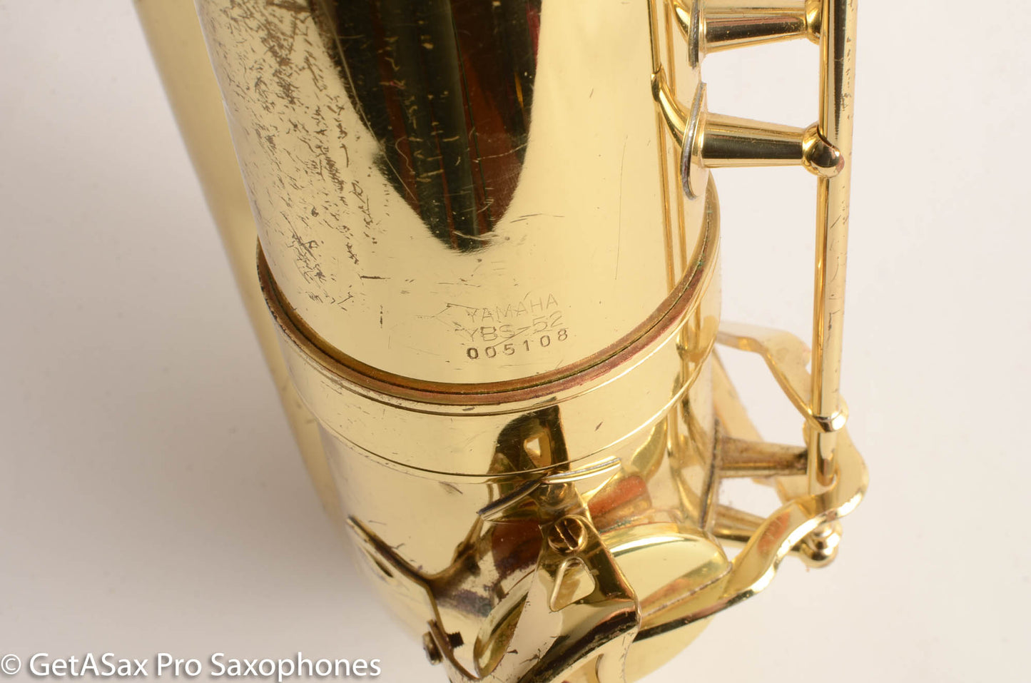 Yamaha YBS-52 Baritone Saxophone Well Used but Good Condition, Worn Lacquer Low A